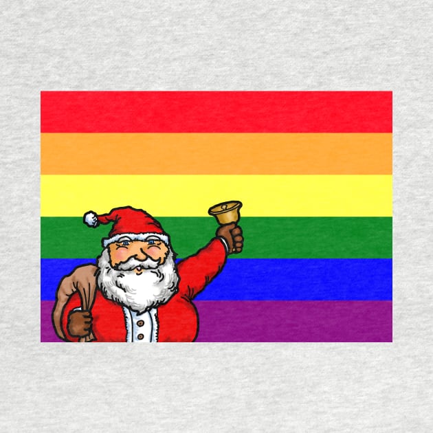 Gay Rainbow Santa Claus by Nalidsa